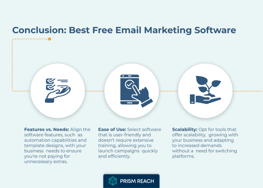 Conclusion for: Discover the Best Free Email Marketing Software