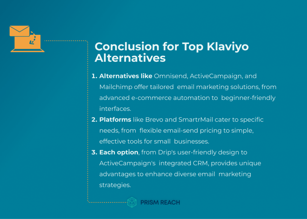 Conclusion for Top Klaviyo Alternatives for Personalized Campaigns