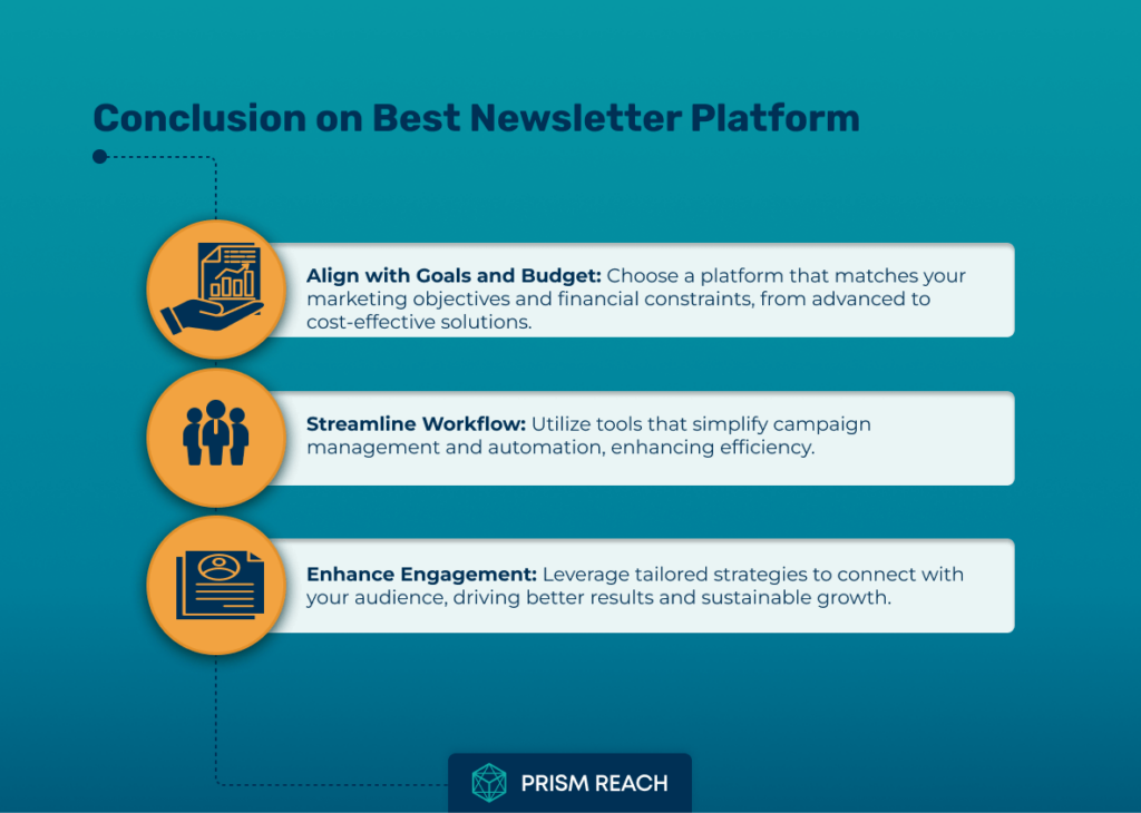 Conclusion on the Best Newsletter Platform: Finding the Perfect Platform for Your Business