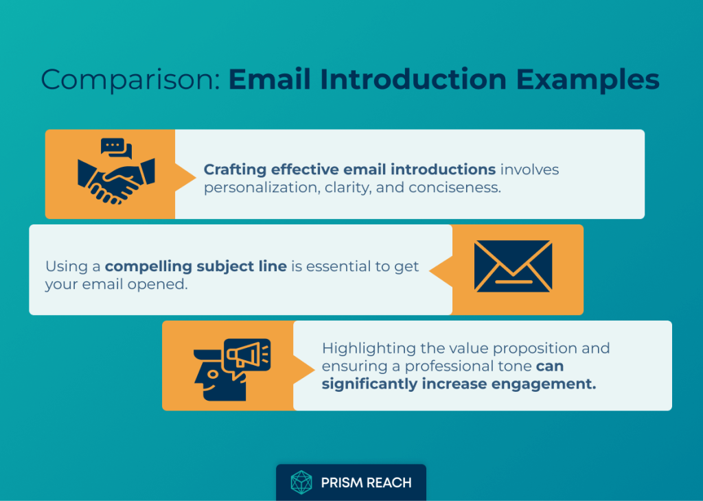 Comparison for Best Email Introduction Examples to Make a Strong First Impression