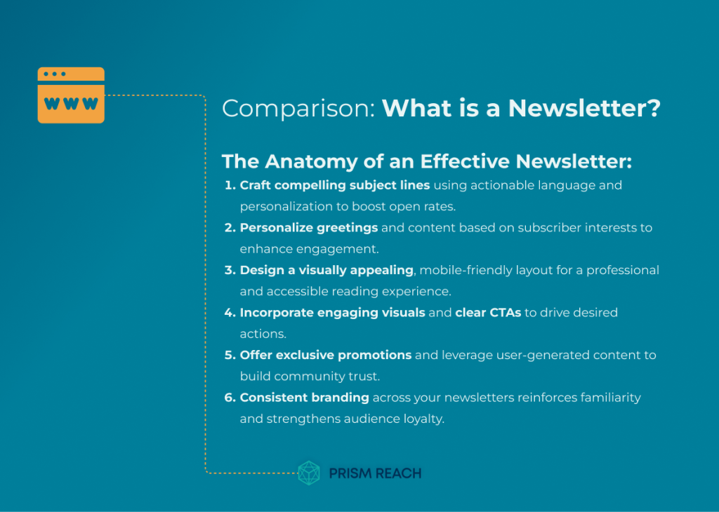 Comparison: What is a Newsletter? Definition, Purpose, and Examples