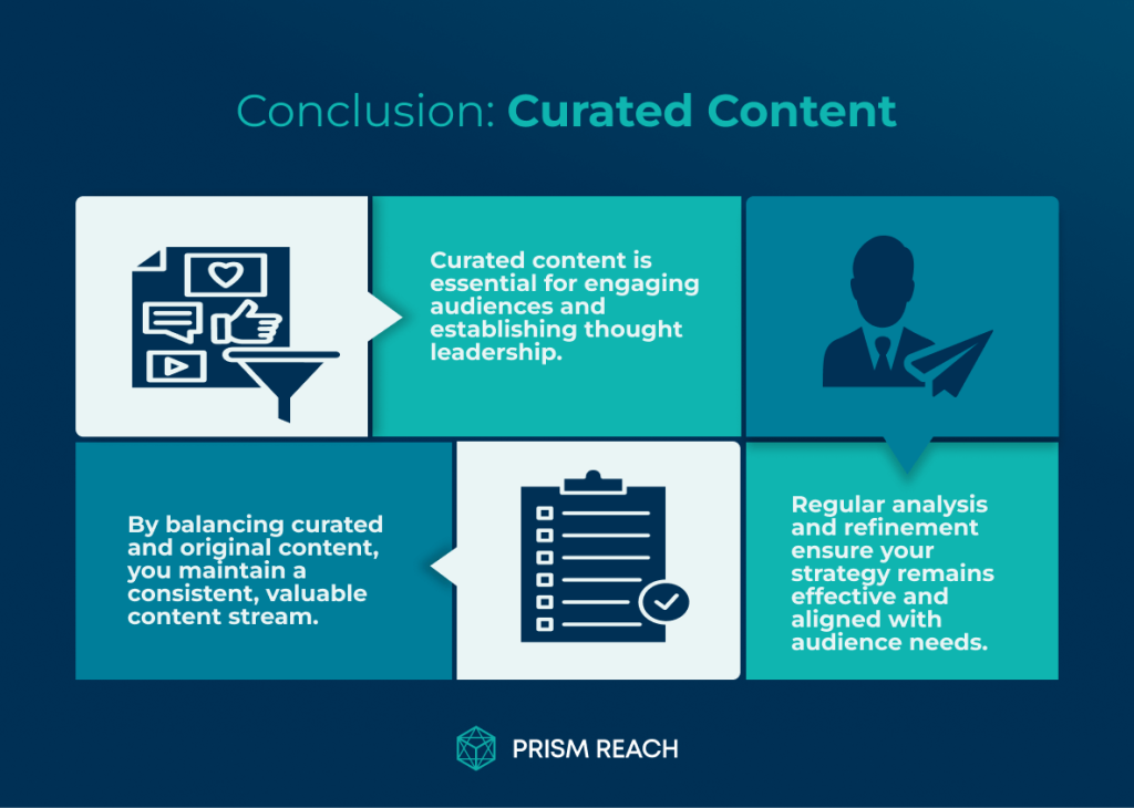 Conclusion for Effective Strategies for Curated Content Success