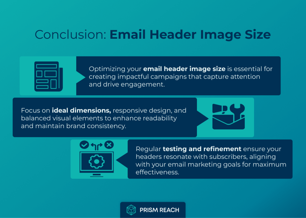 Conclusion for Mastering Email Header Image Size for Maximum Impact