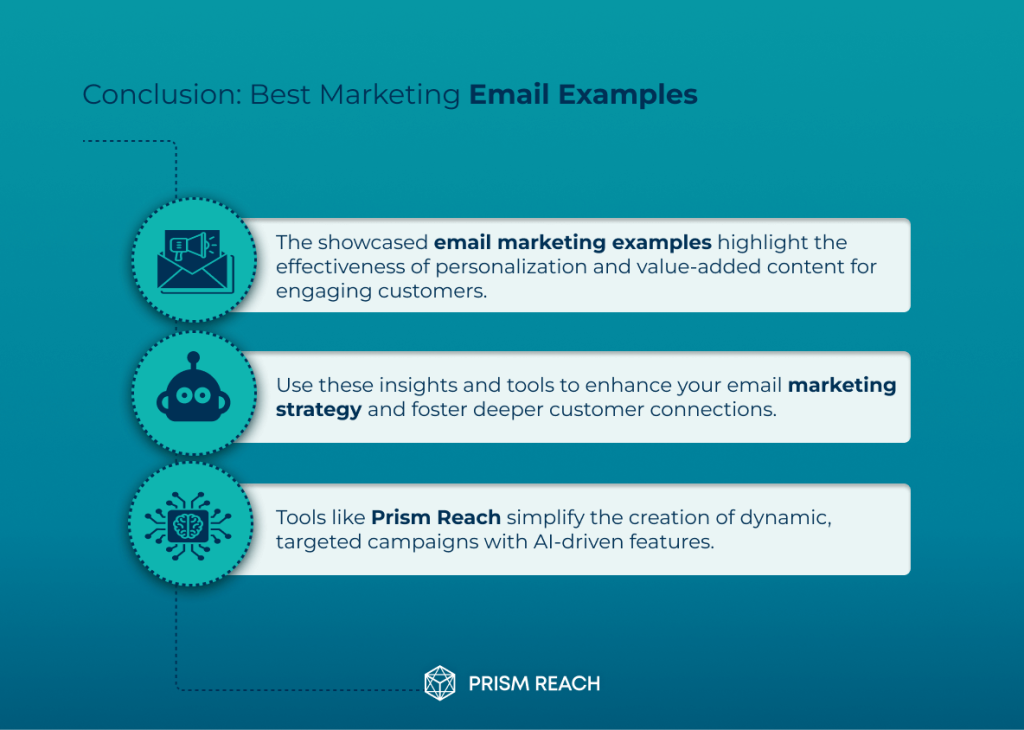 Conclusion for The Best Marketing Email Examples to Elevate Your Strategy