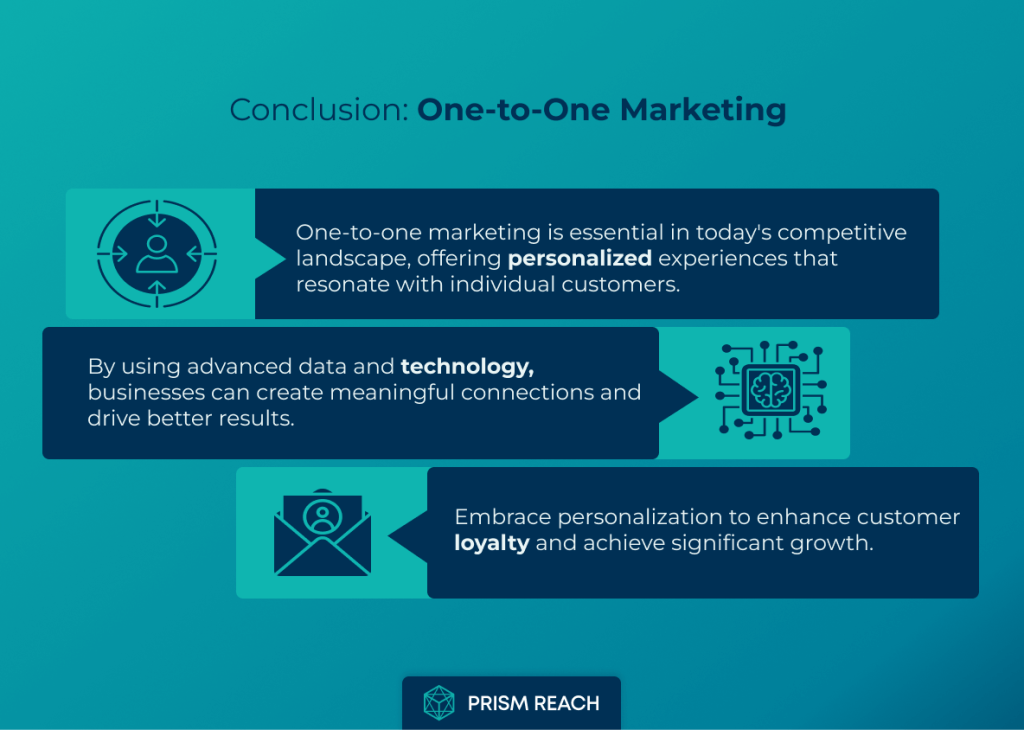 Conclusion for Power of One-to-One Marketing: Strategies for Personalized Success (+ Examples)