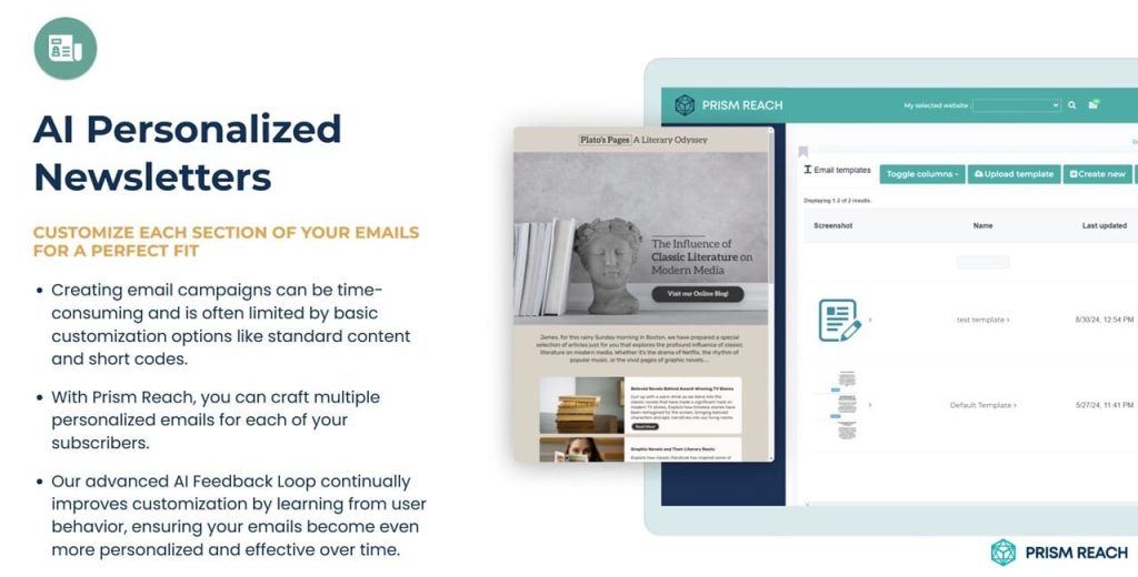 Personalize Your Emails: Prism Reach 