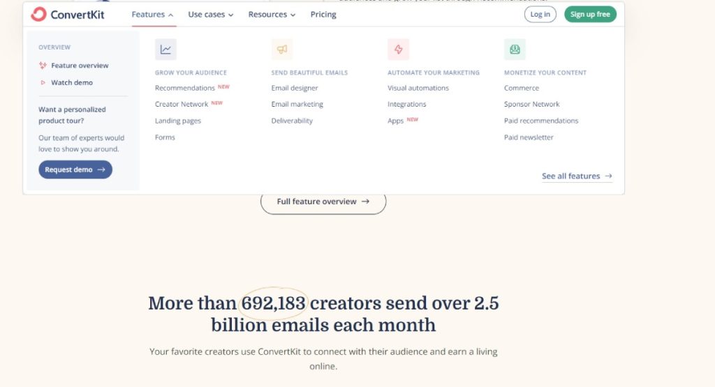 ConvertKit Features, Functionality, and User Experience