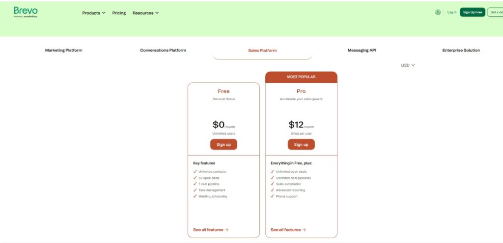 Pricing and Scalability-Sales Brevo