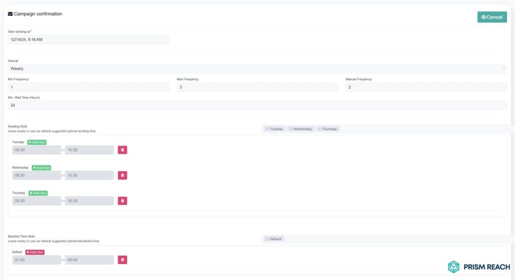 User journey with Prism Reach boosts the likelihood of long-term subscriber retention.