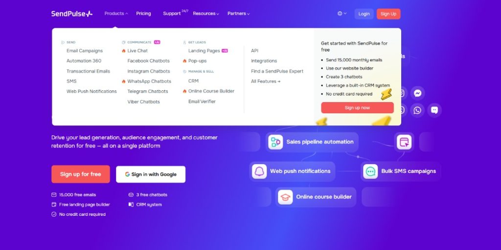 Unveiling the Features: SendPulse vs Moosend